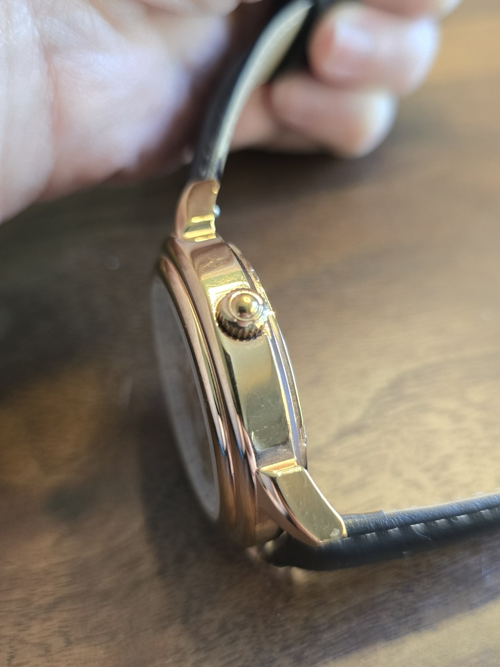 Automatic Lucian Piccard Open Heart Moon Phase With Exhibition Back In Rose Gold - Picture 9 of 10